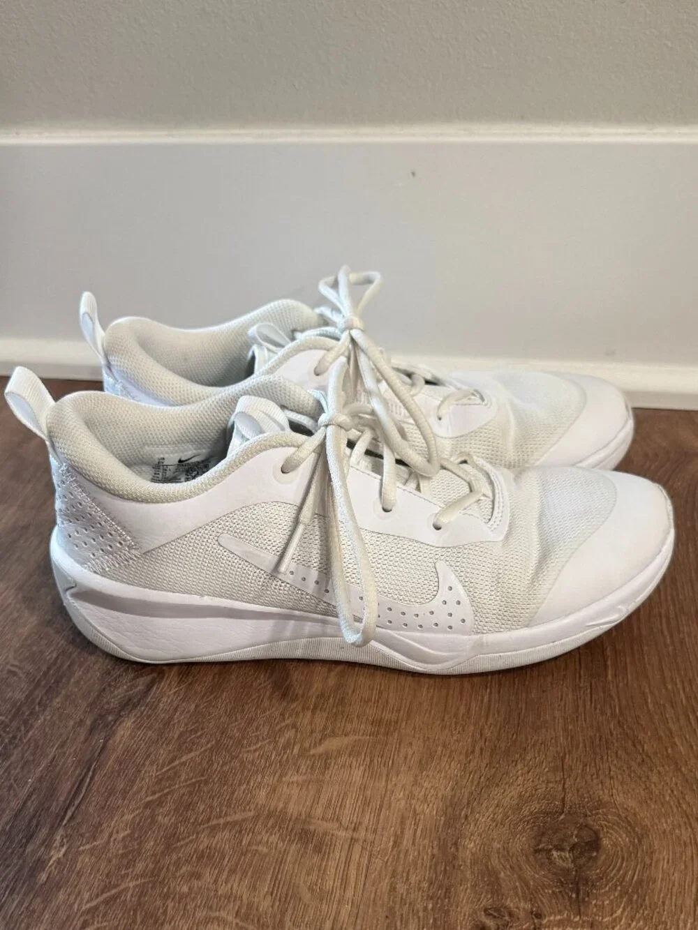 Nike Omni Multi-Court Volleyball Shoes White Size 6Y (Model DM9027-100)